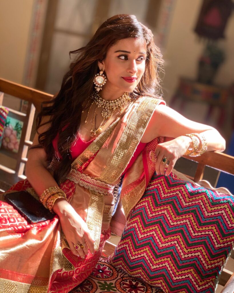 Nyra Banerjee Stills In Traditional Saree Glam Actress