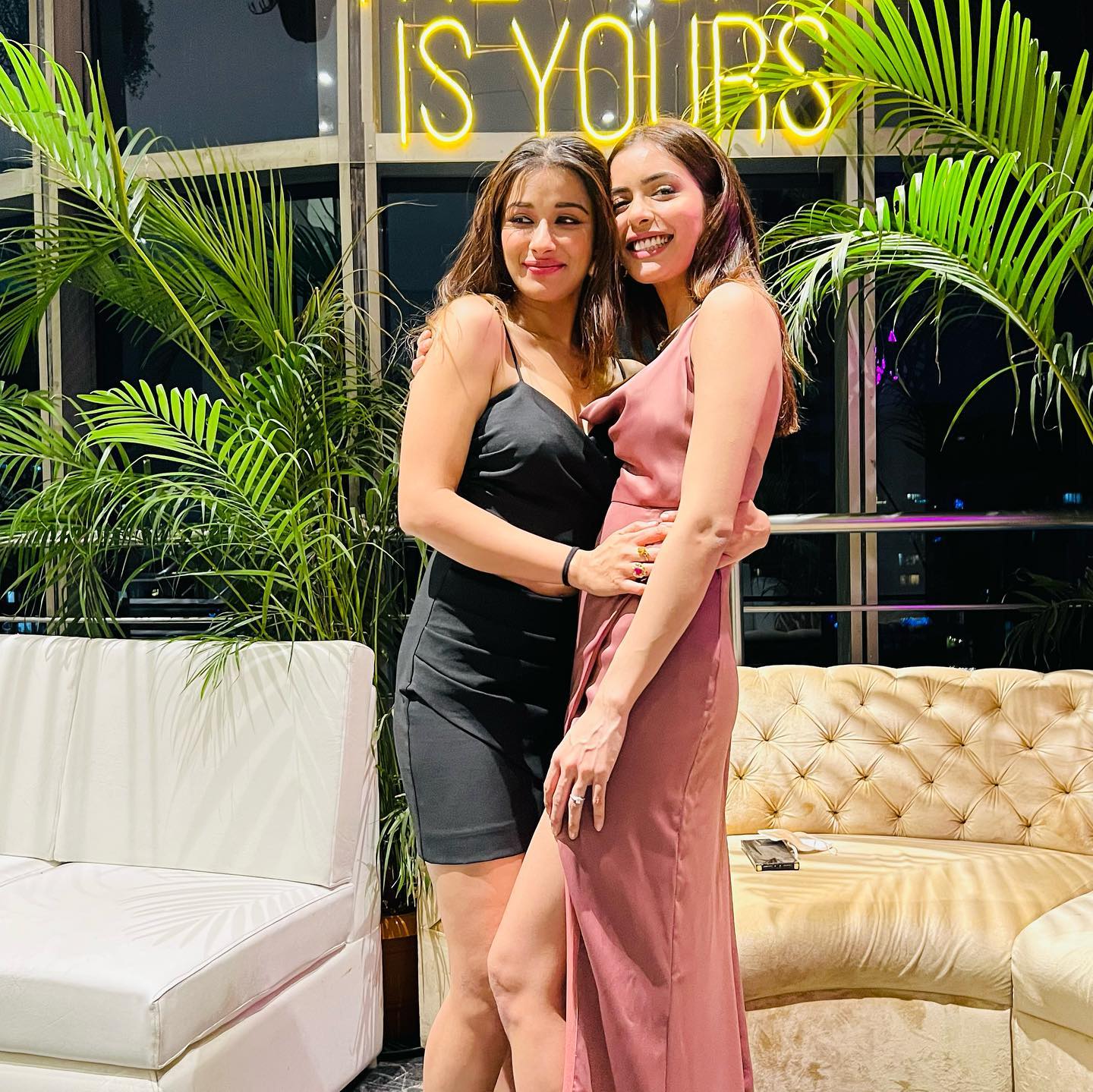 Nyra Banerjee’s stills during her friend Sana Sayyad’s Birthday event