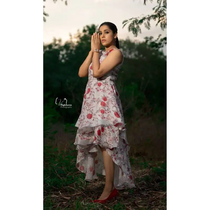 Rashmi Gautham recent photoshoot in long gown