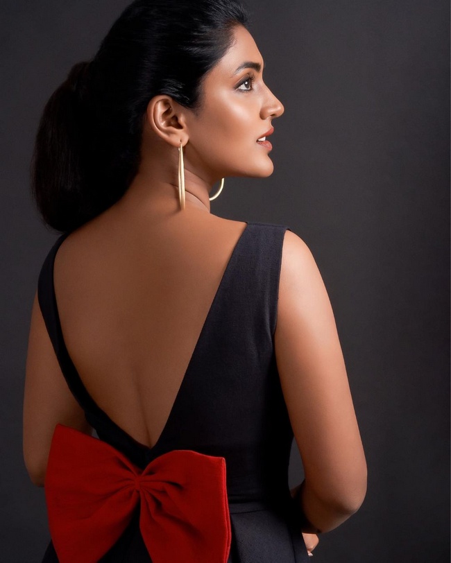 Eesha Rebba photo shoot in black dress