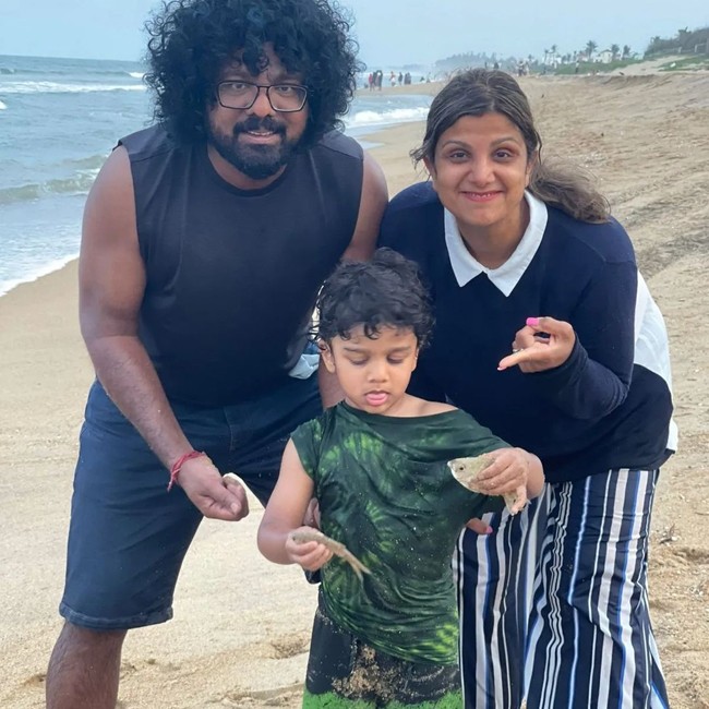 Rambha shares her vacation trip with her family