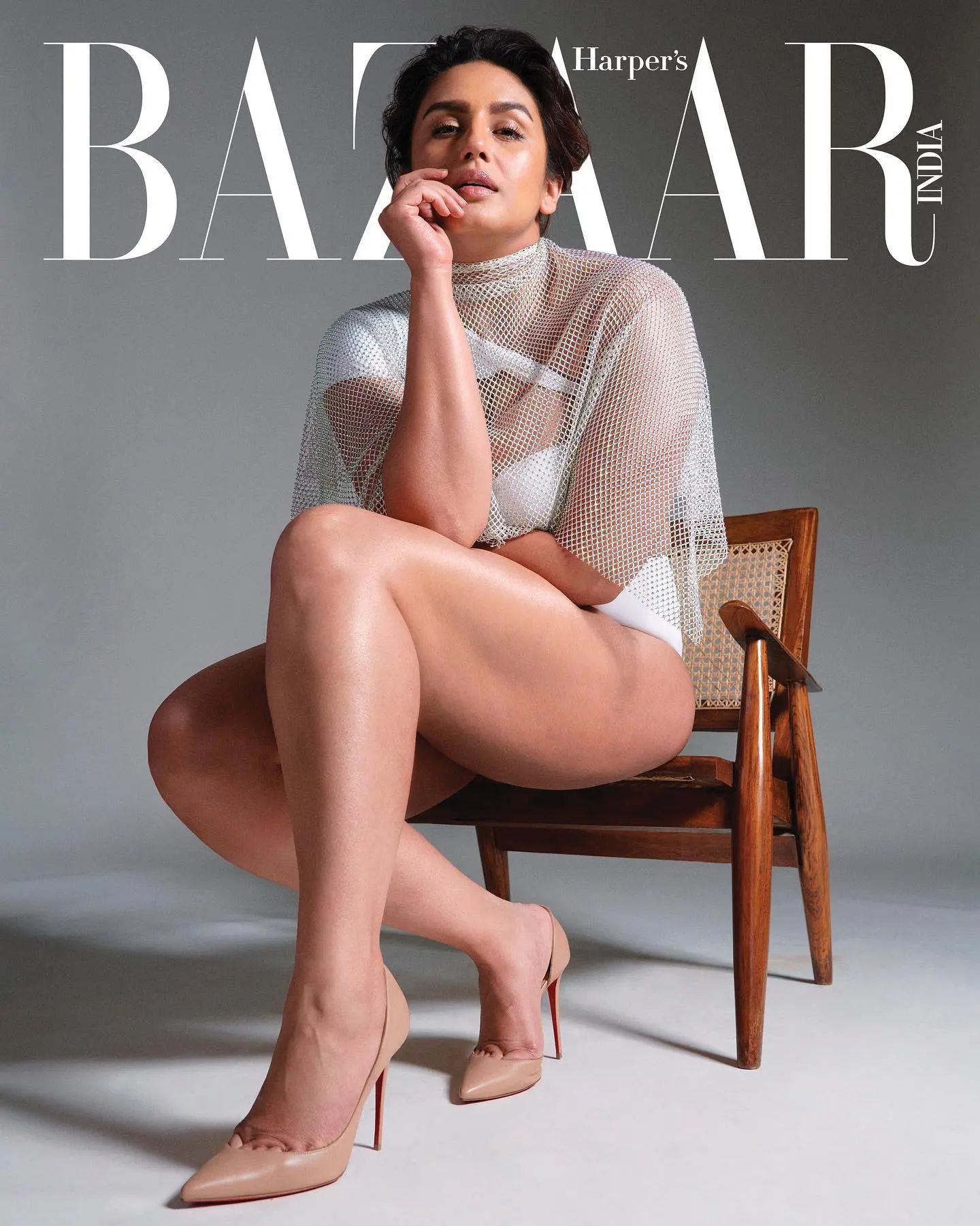 Huma Qureshi photoshoot for Bazaar magazine
