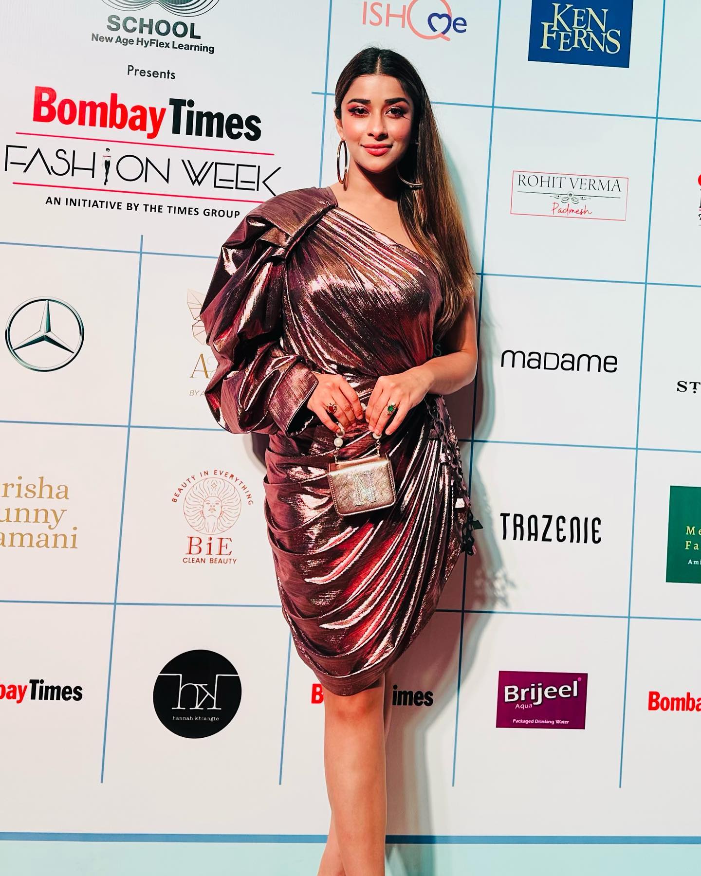 Nyra Banerjee stills during at the Bombay times Fashion week