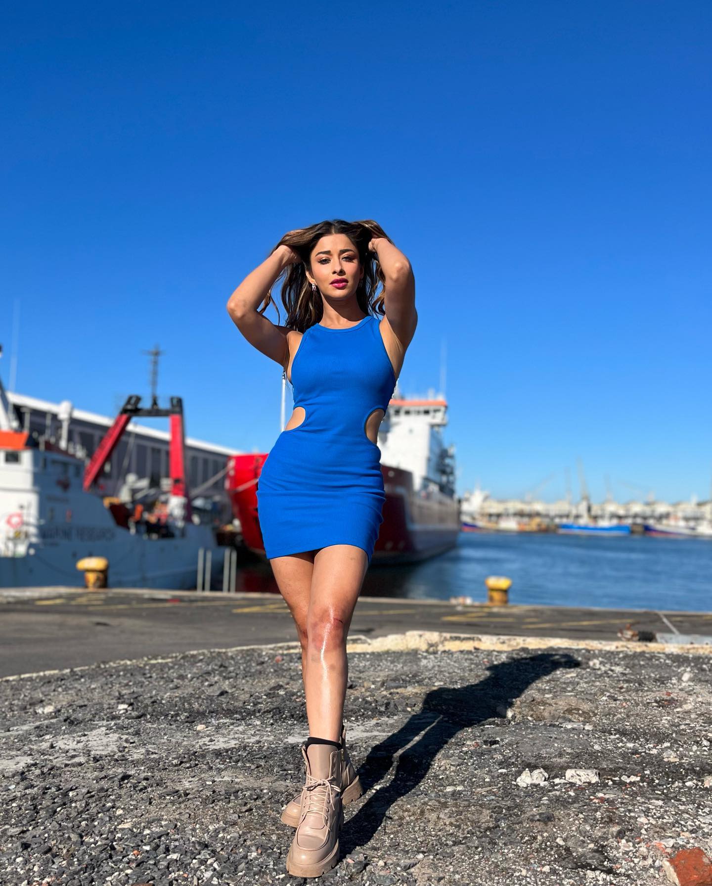 Gorgeous looks of Nyra Banerjee in blue