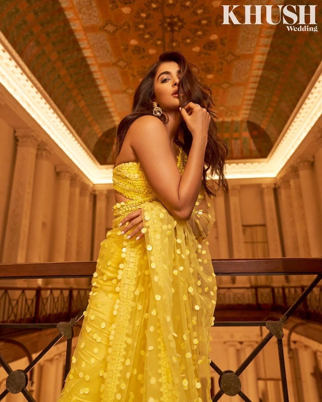Pooja Hegde latest photoshoot for Kkush Wedding
