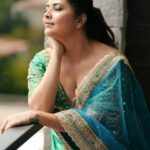 Anasuya half saree 04