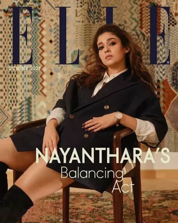 Nayanthara photoshoot for ELLE Magazine