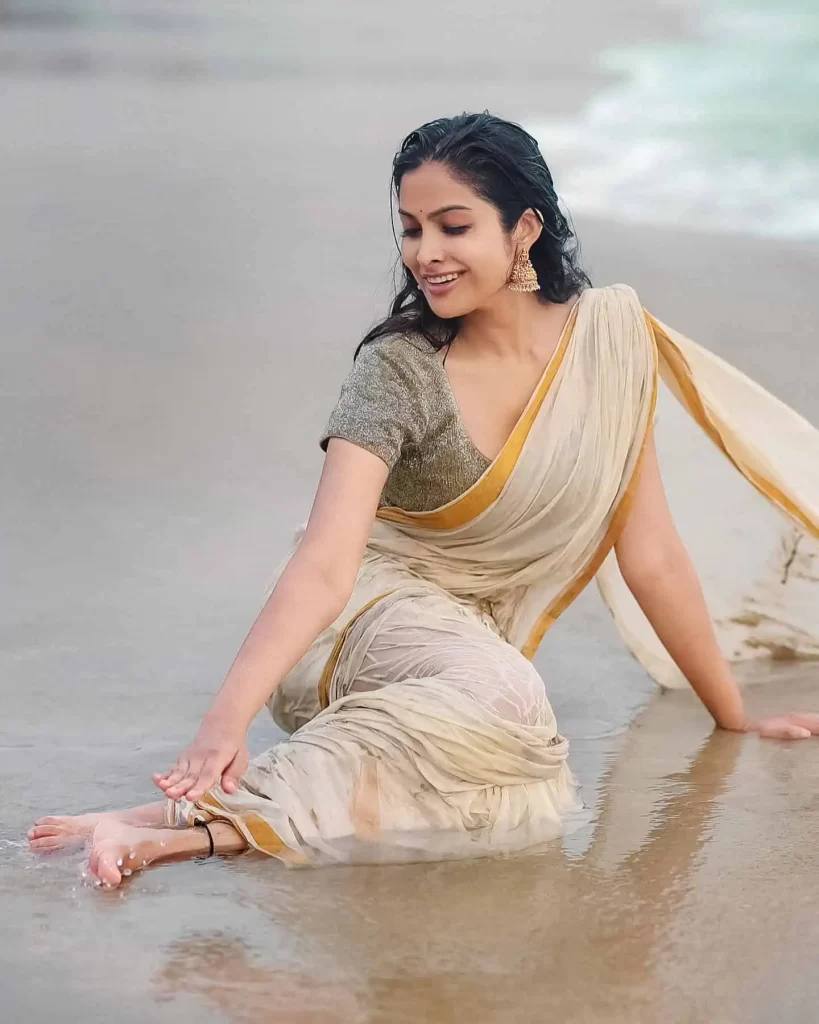 Divi Vadthya Beach Saree 5