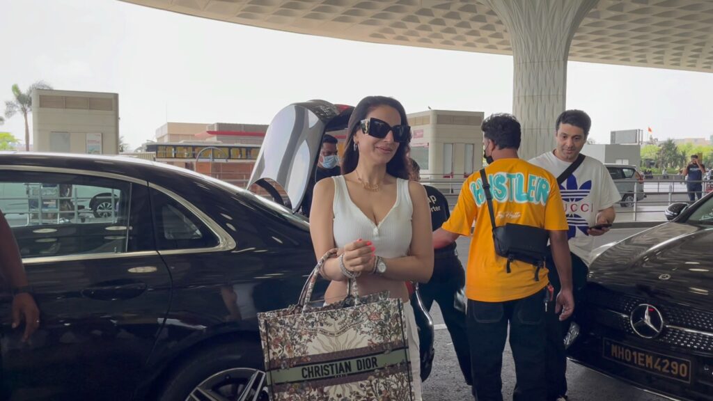 Ameesha Patel spotted at Airport 3