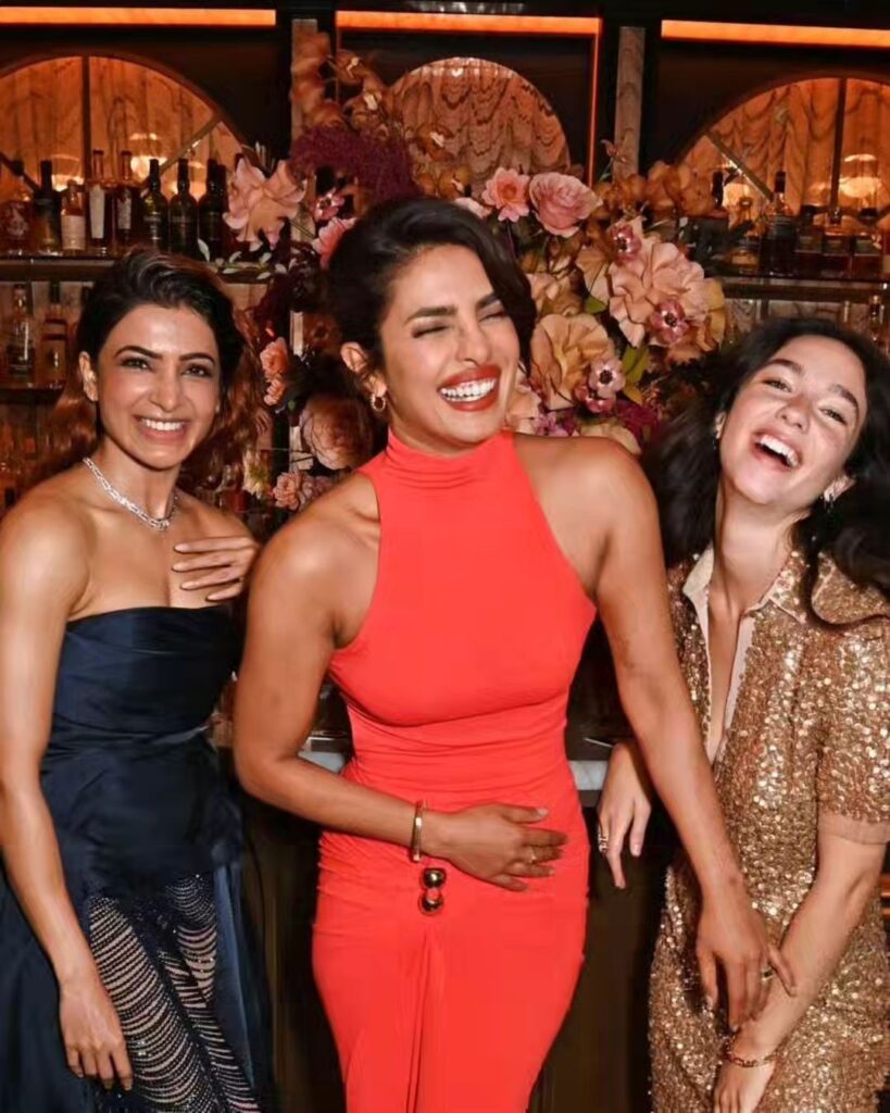 Samantha with Priyanka Chopra