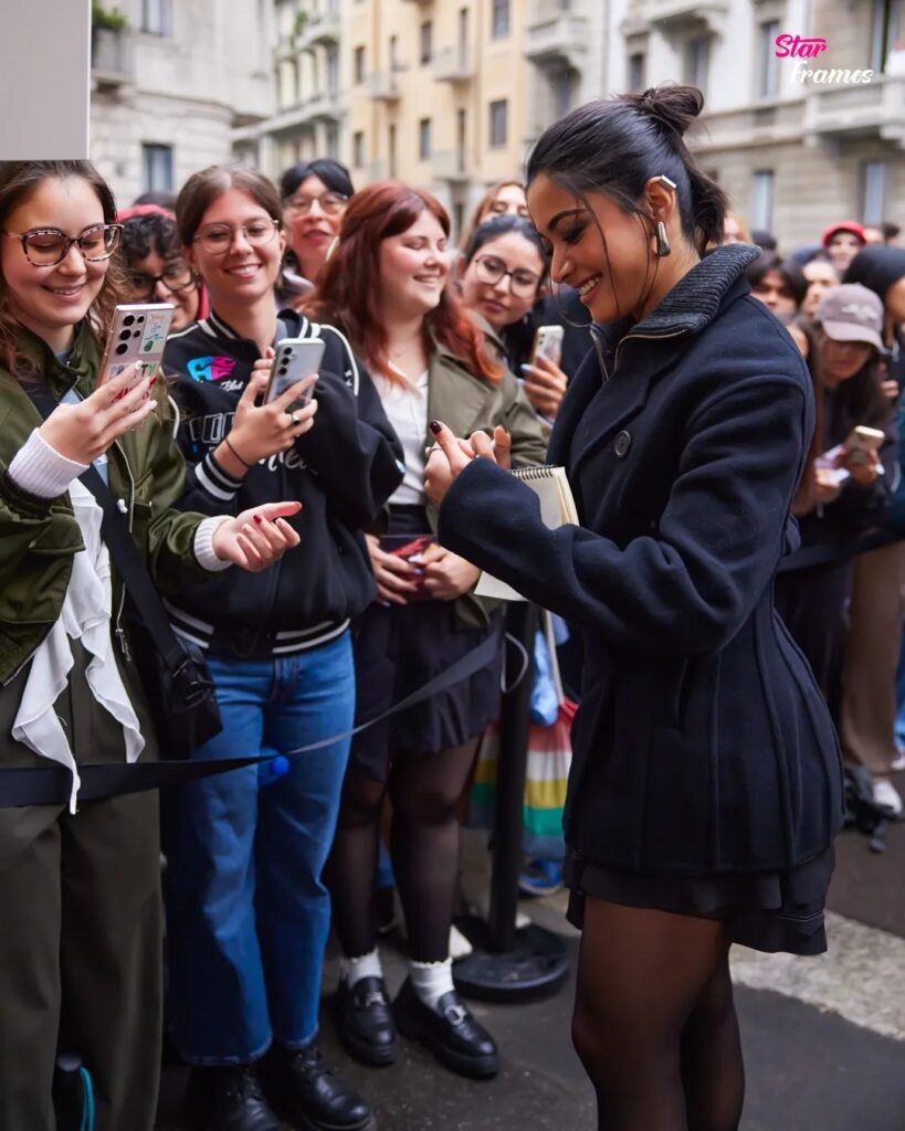 Rashmika at Milan Italy 7