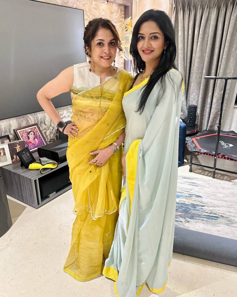 Ramya Krishna with Vimala Raman